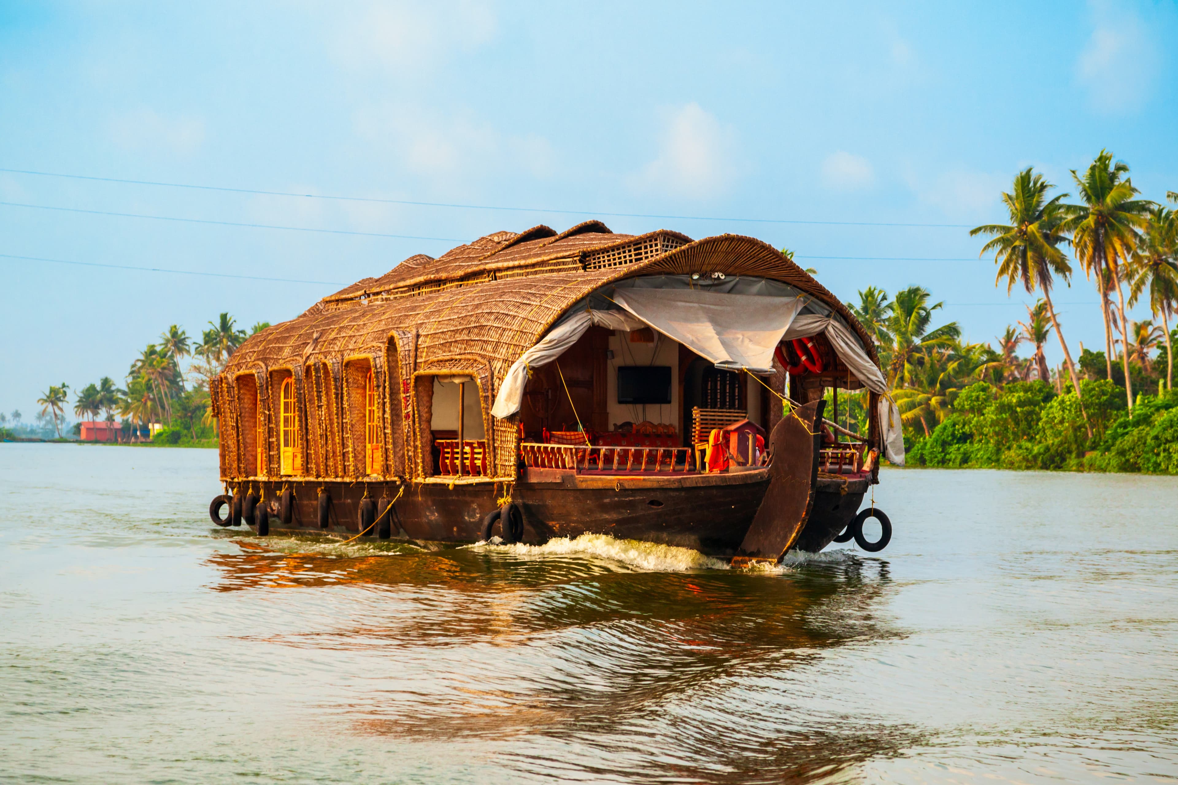 Houseboat in Kerala Backwaters