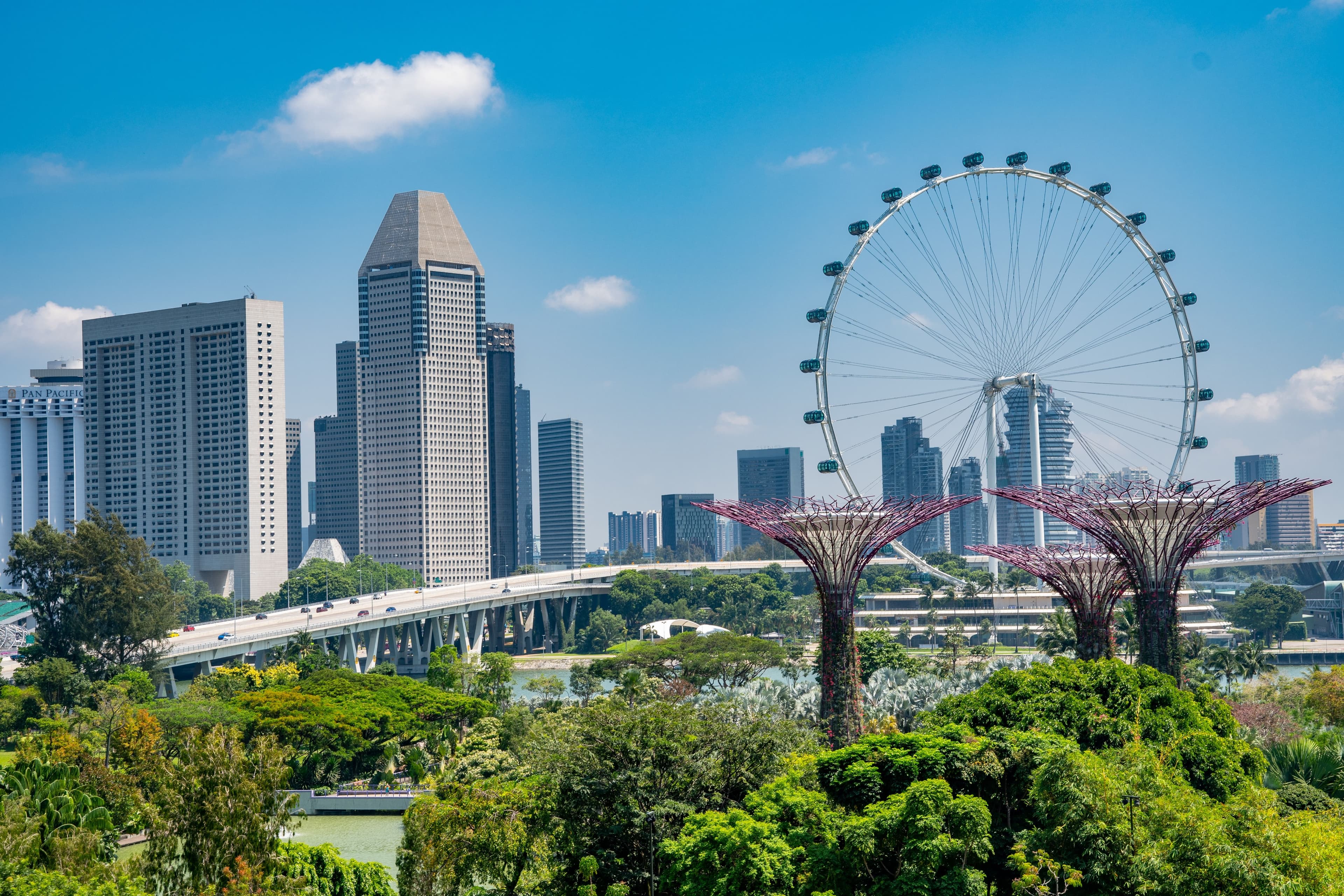 Gardens by the Bay and Marina Bay