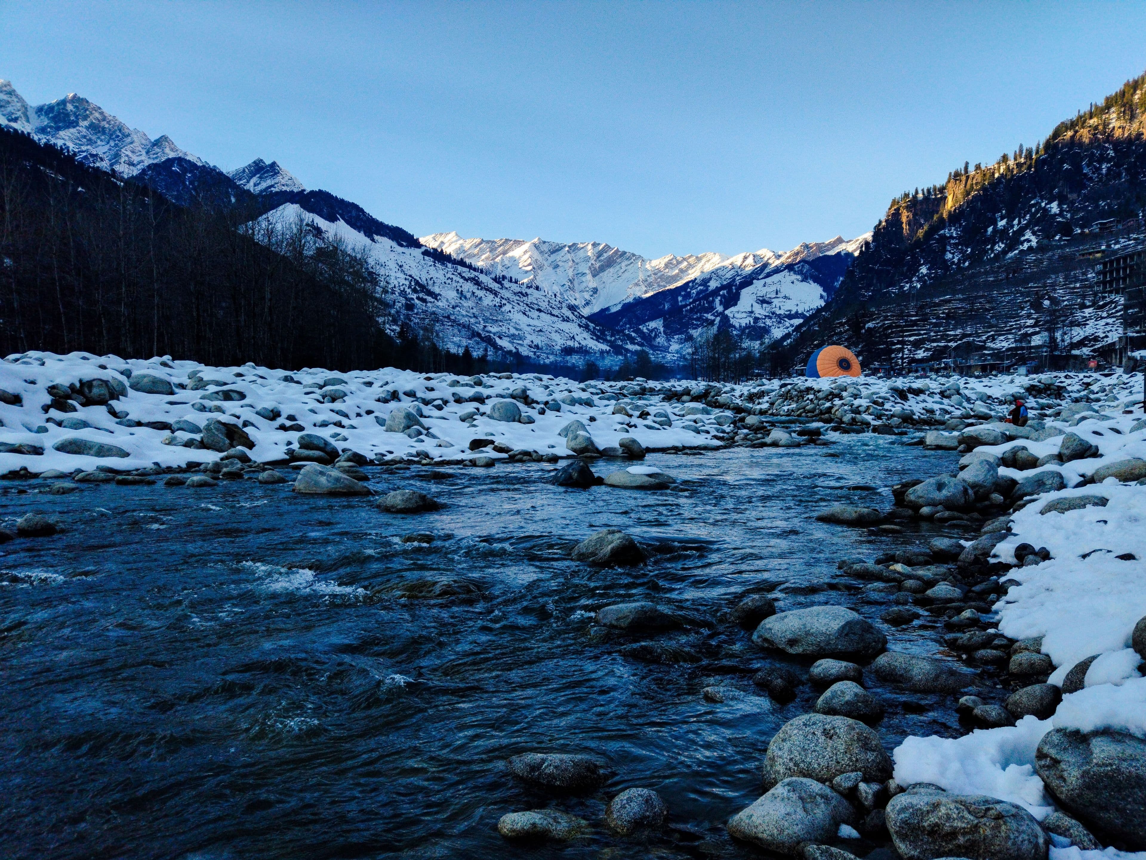 Snow point and the Manali hills