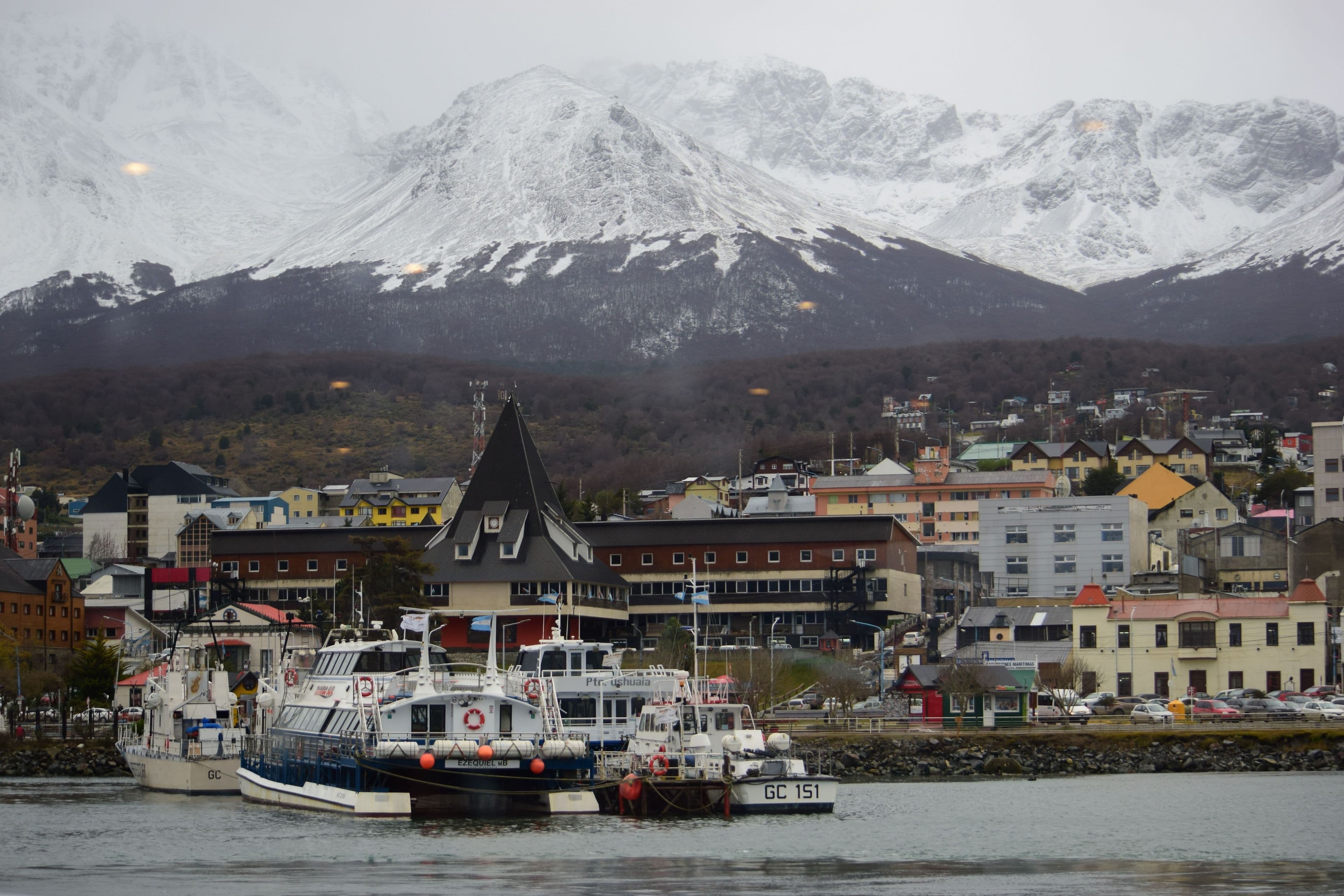 Ushuaia before the flight north