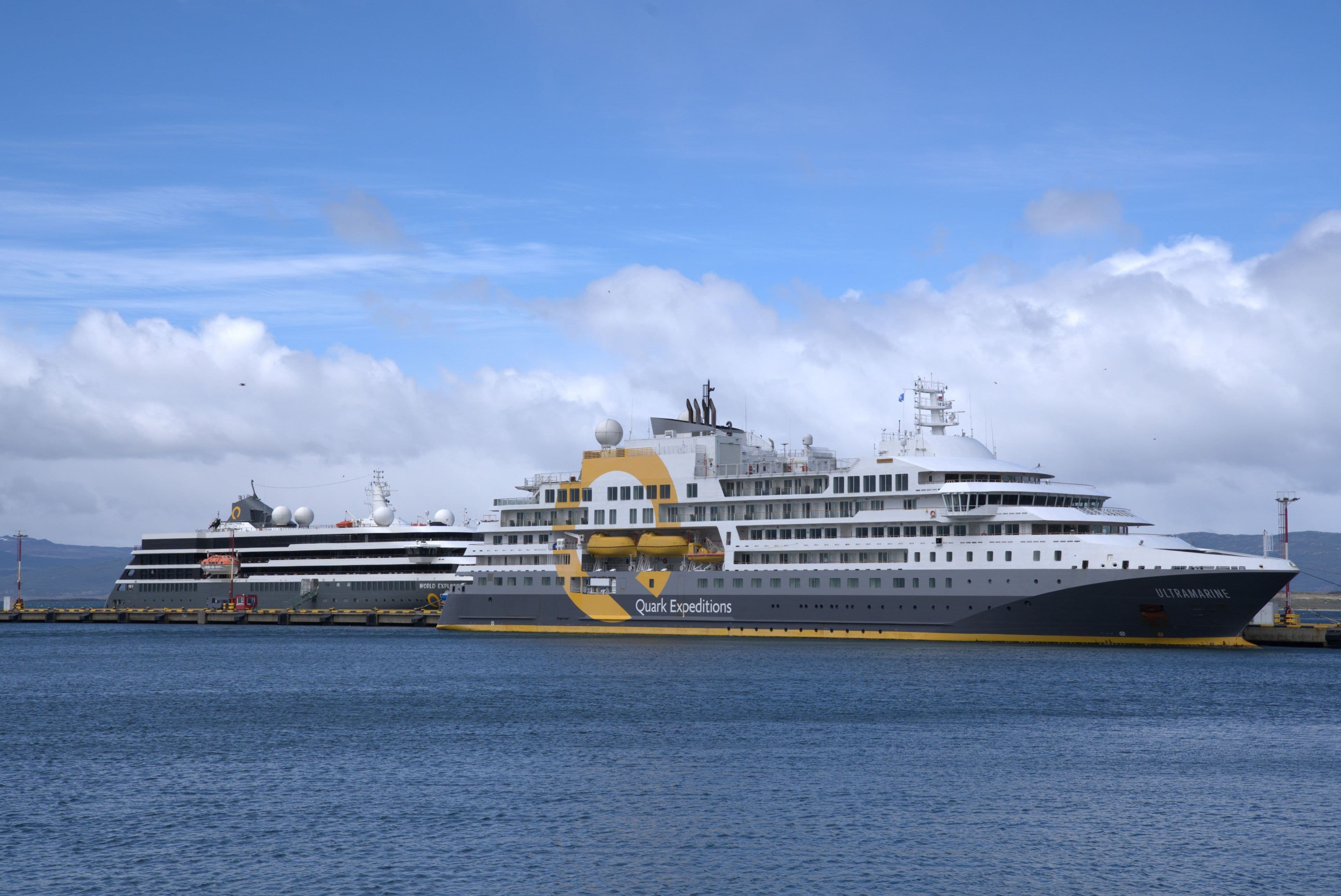 Boarding the expedition ship at Ushuaia