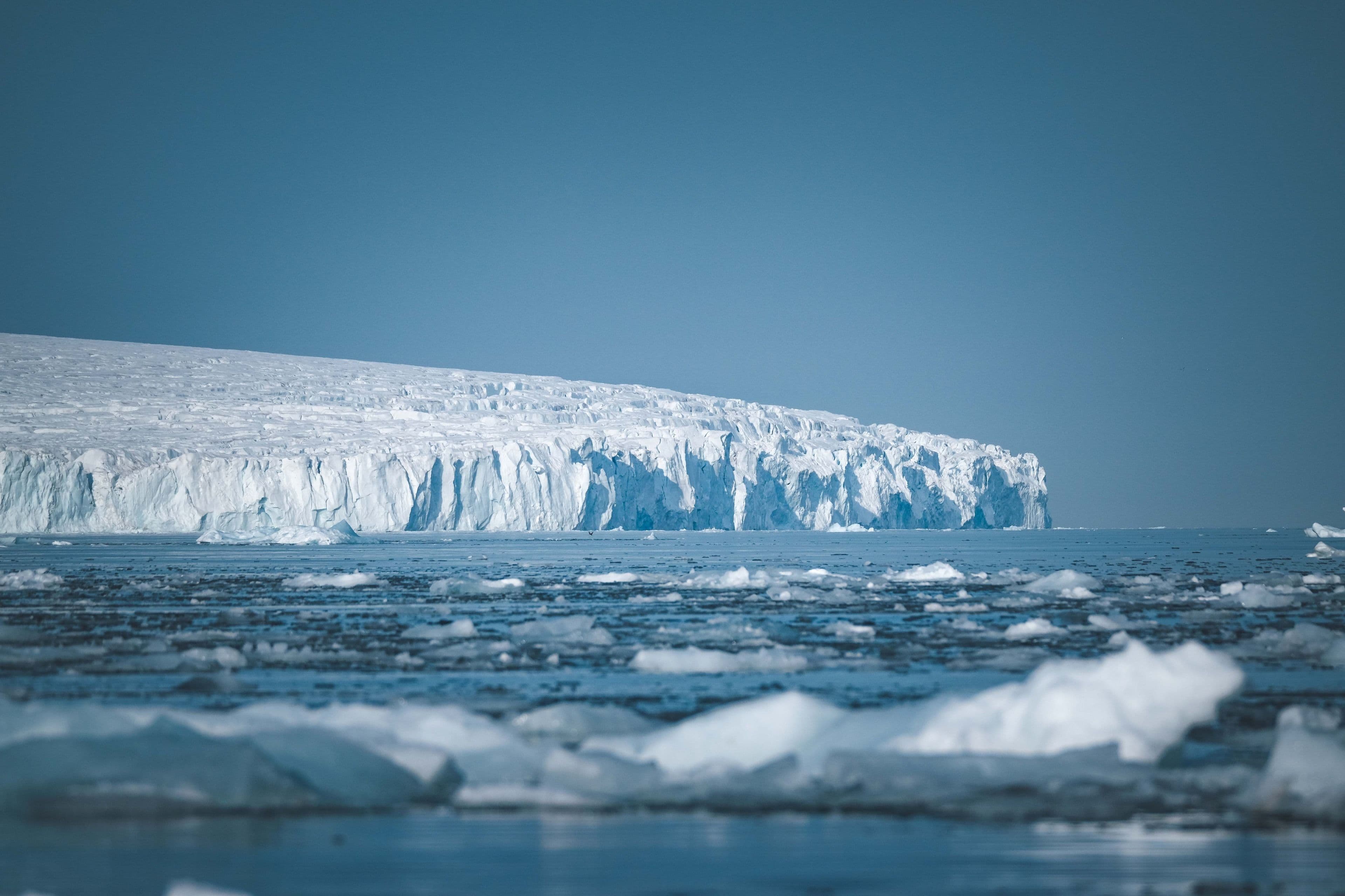 A tabular iceberg in Antarctic waters