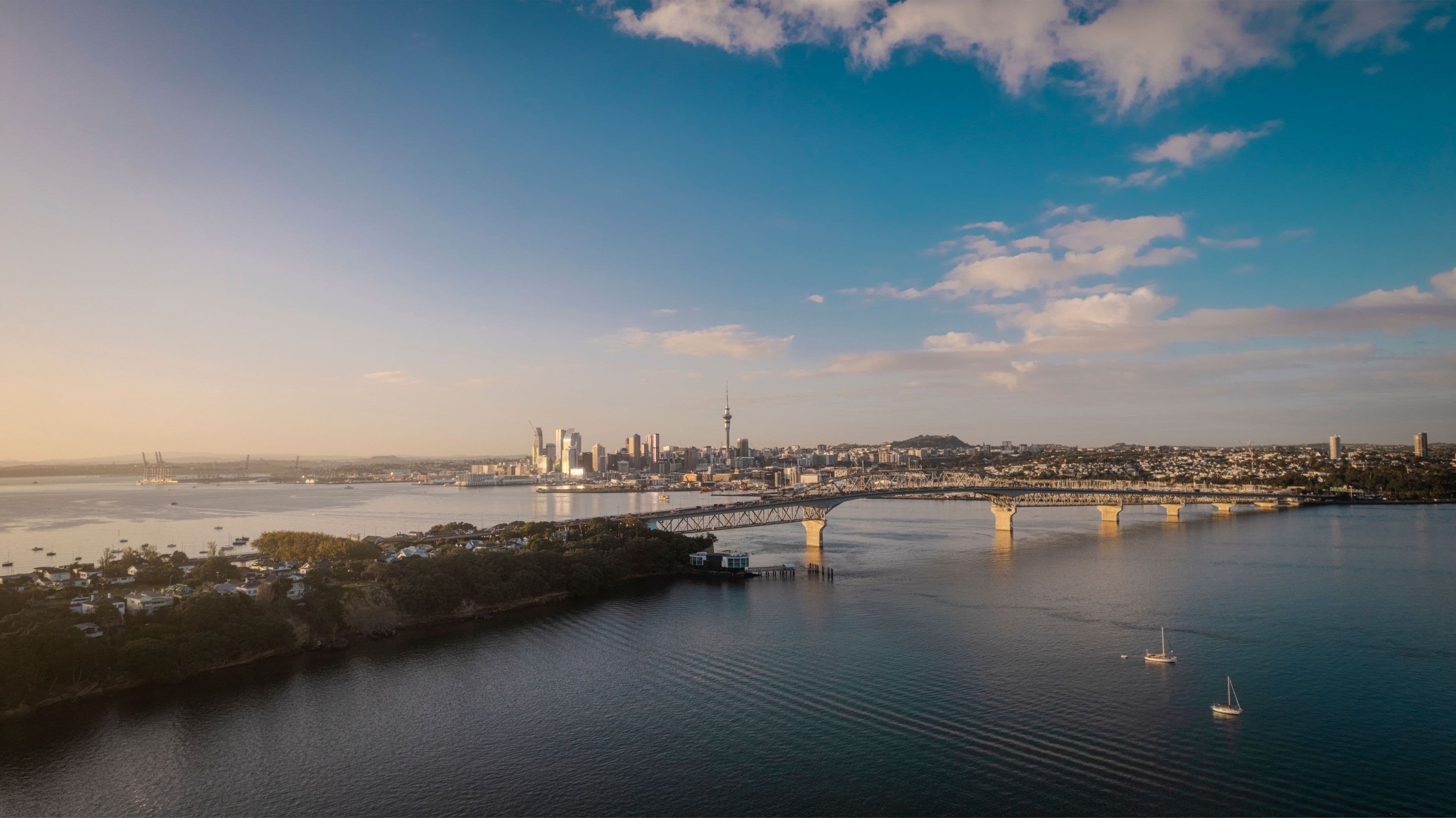 The Auckland skyline and Sky Tower