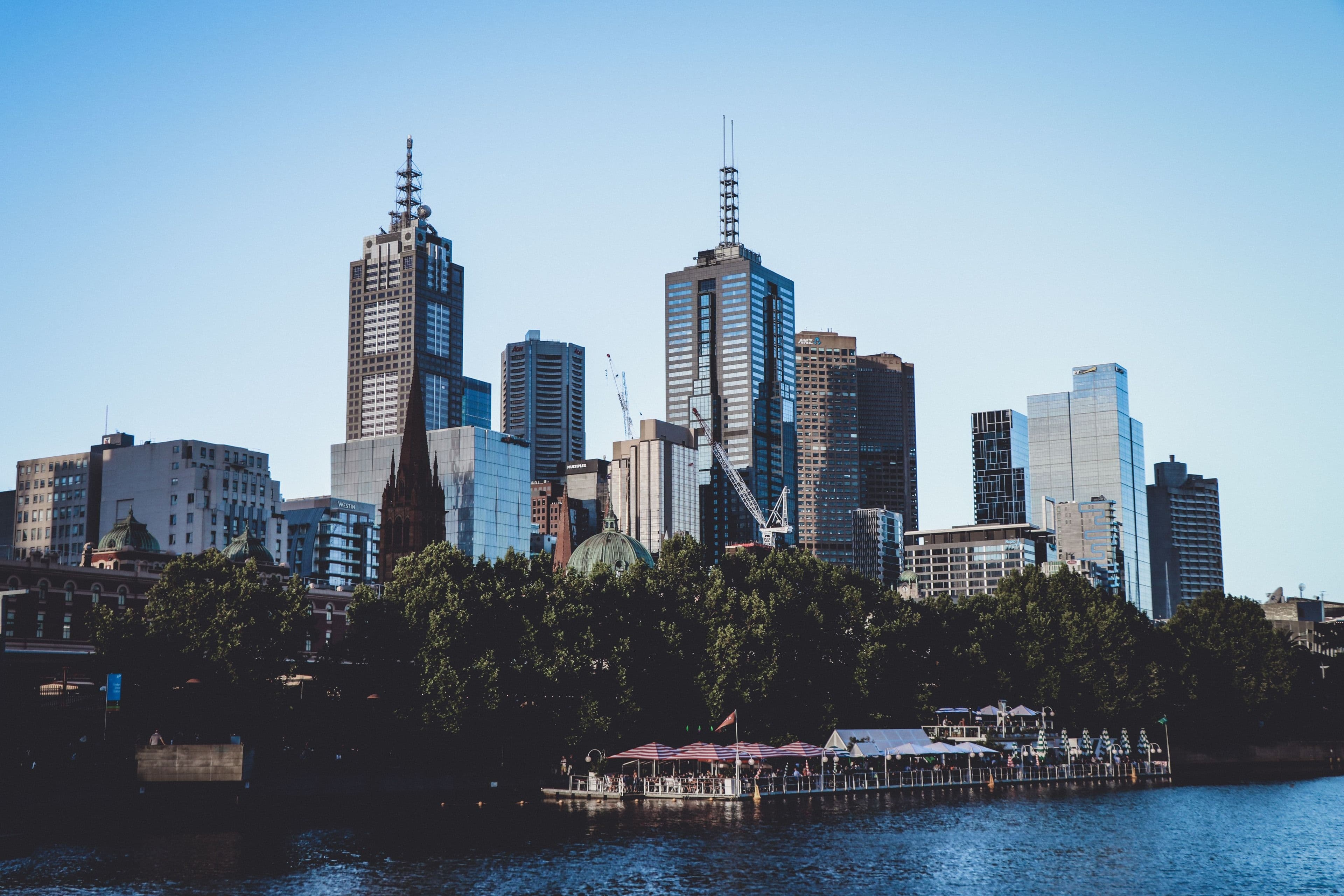 The Melbourne skyline