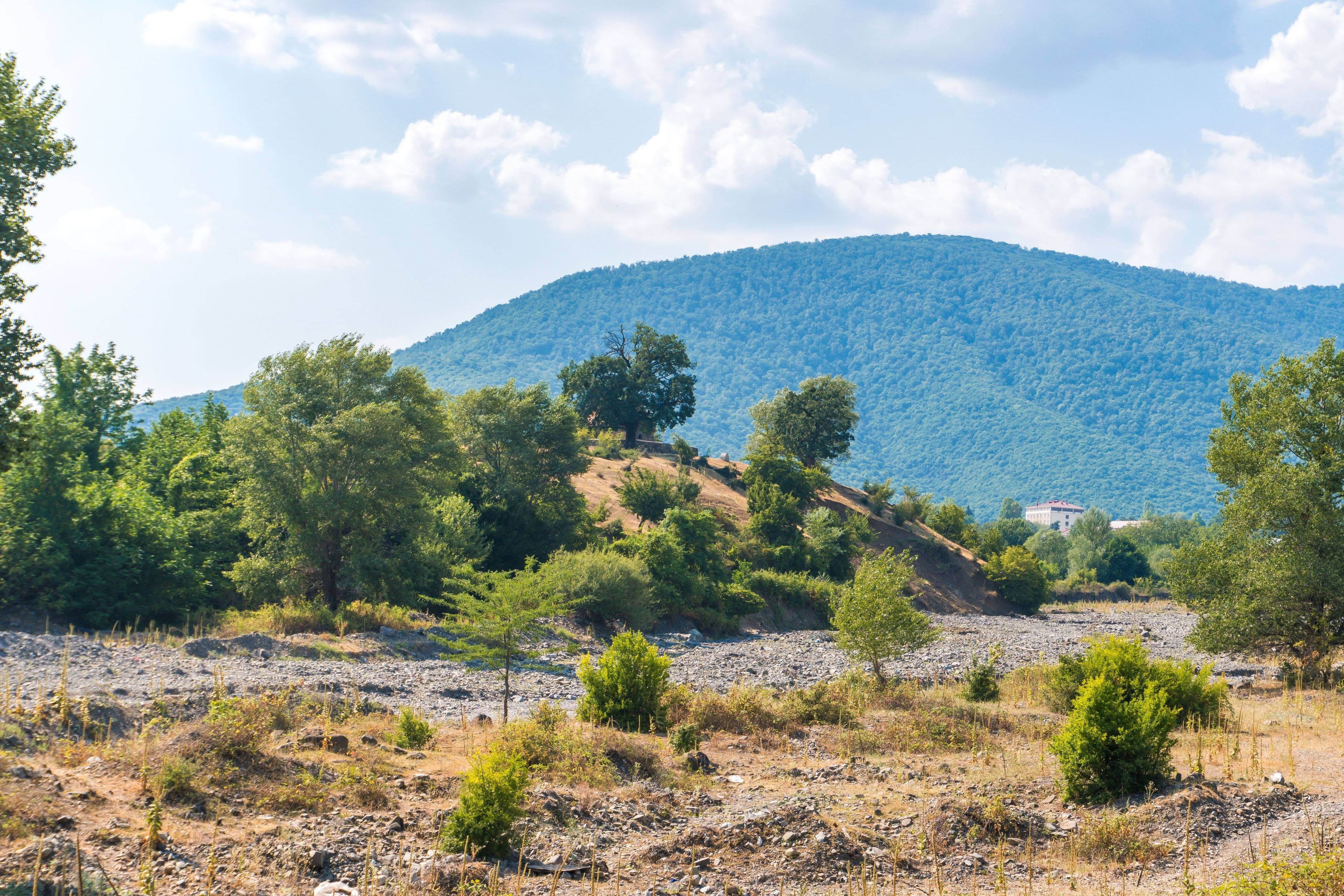 The green countryside around Gabala