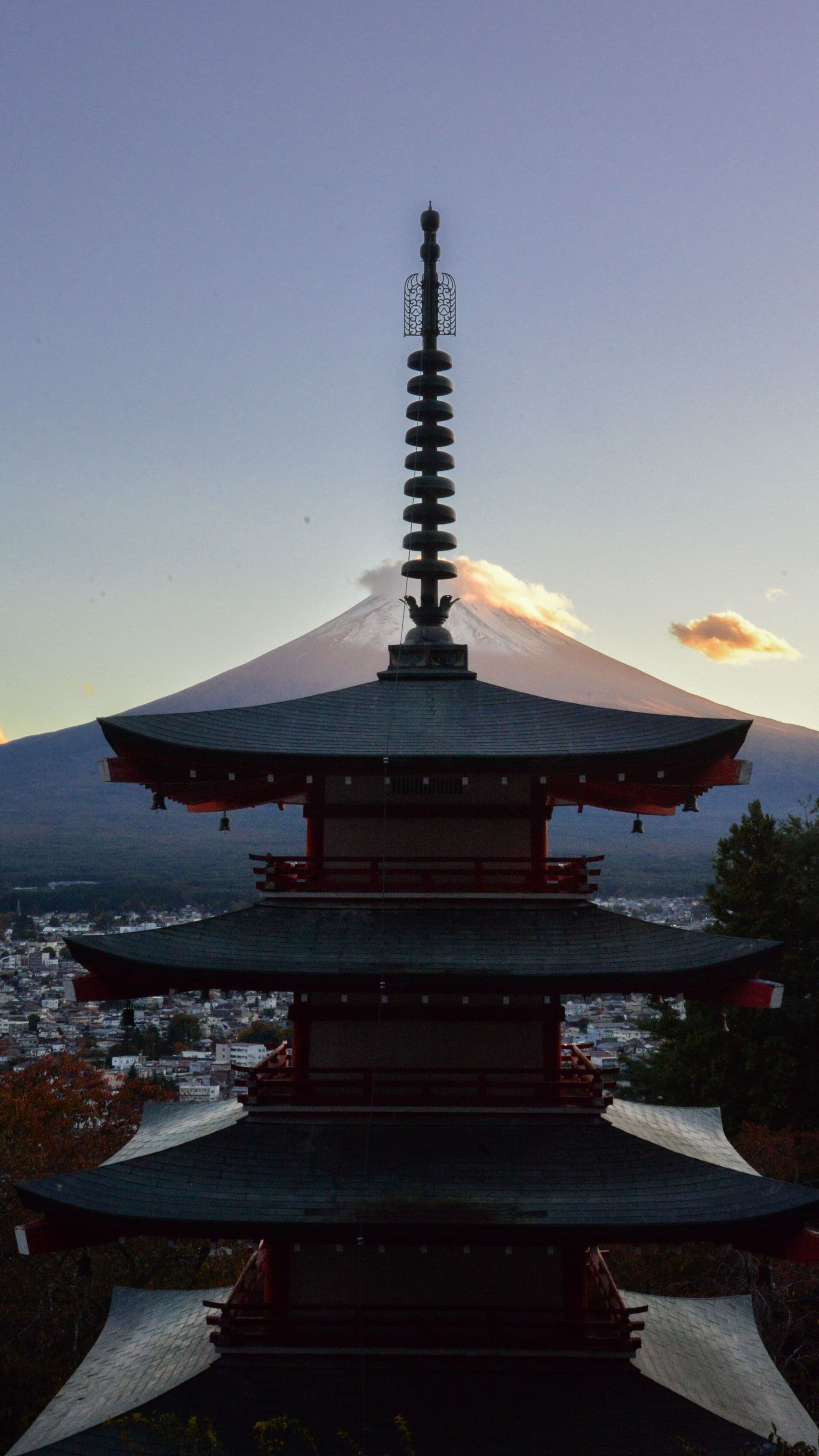Chureito Pagoda and Mount Fuji