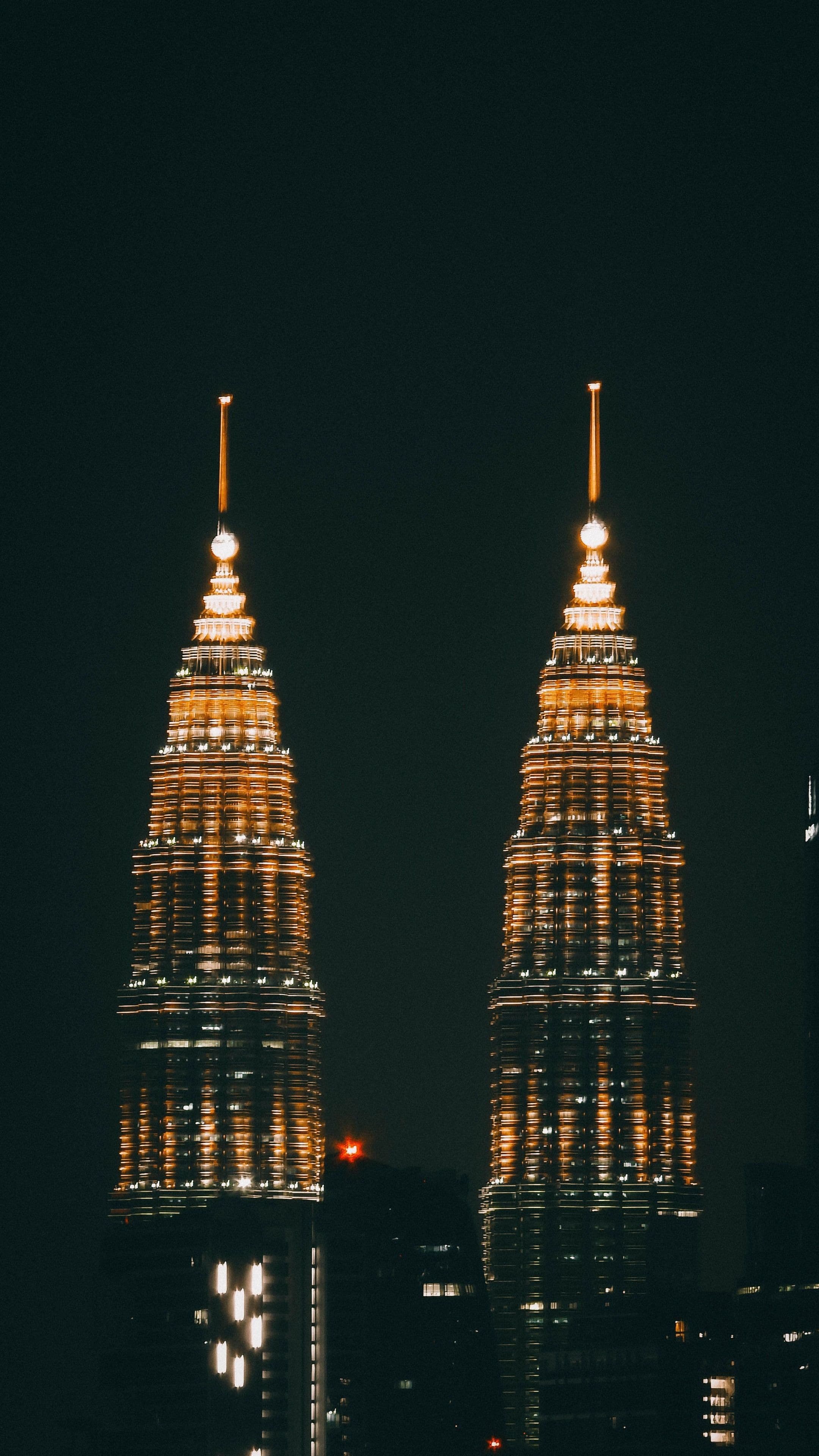 Petronas Twin Towers at night, Kuala Lumpur