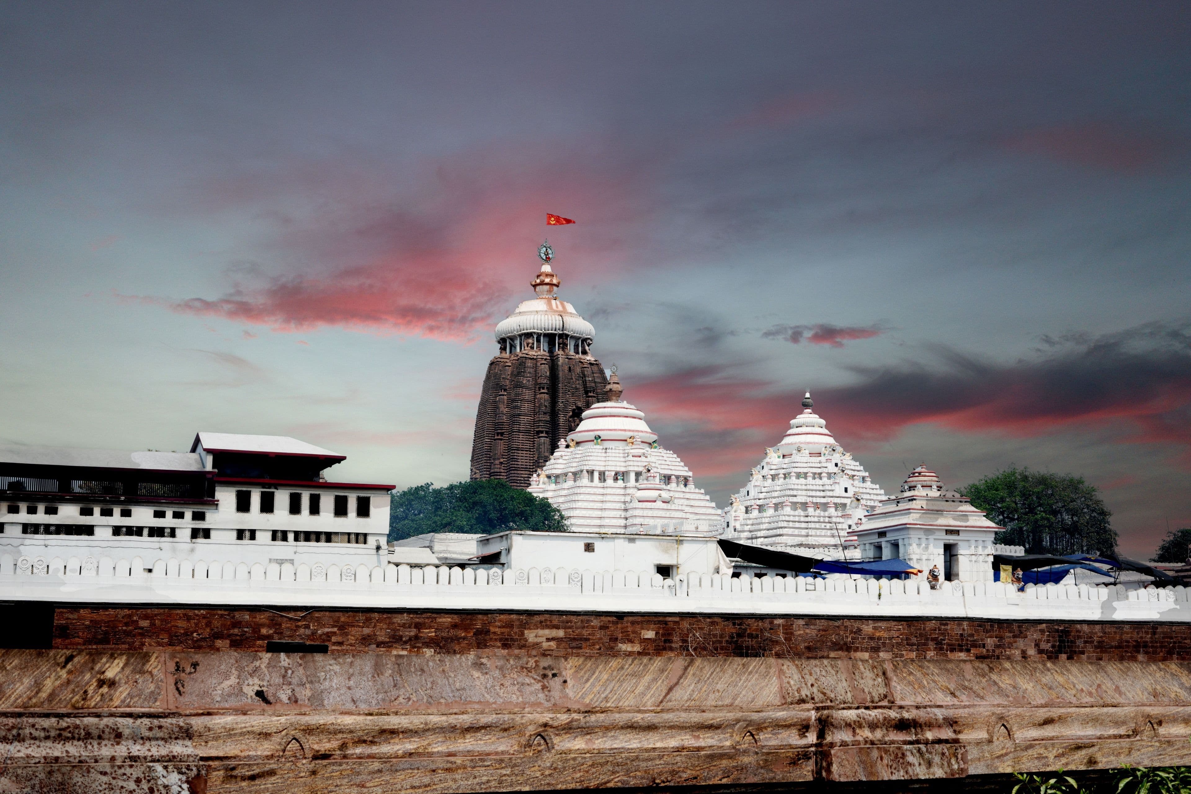 The Jagannath Temple, Puri, at sunset