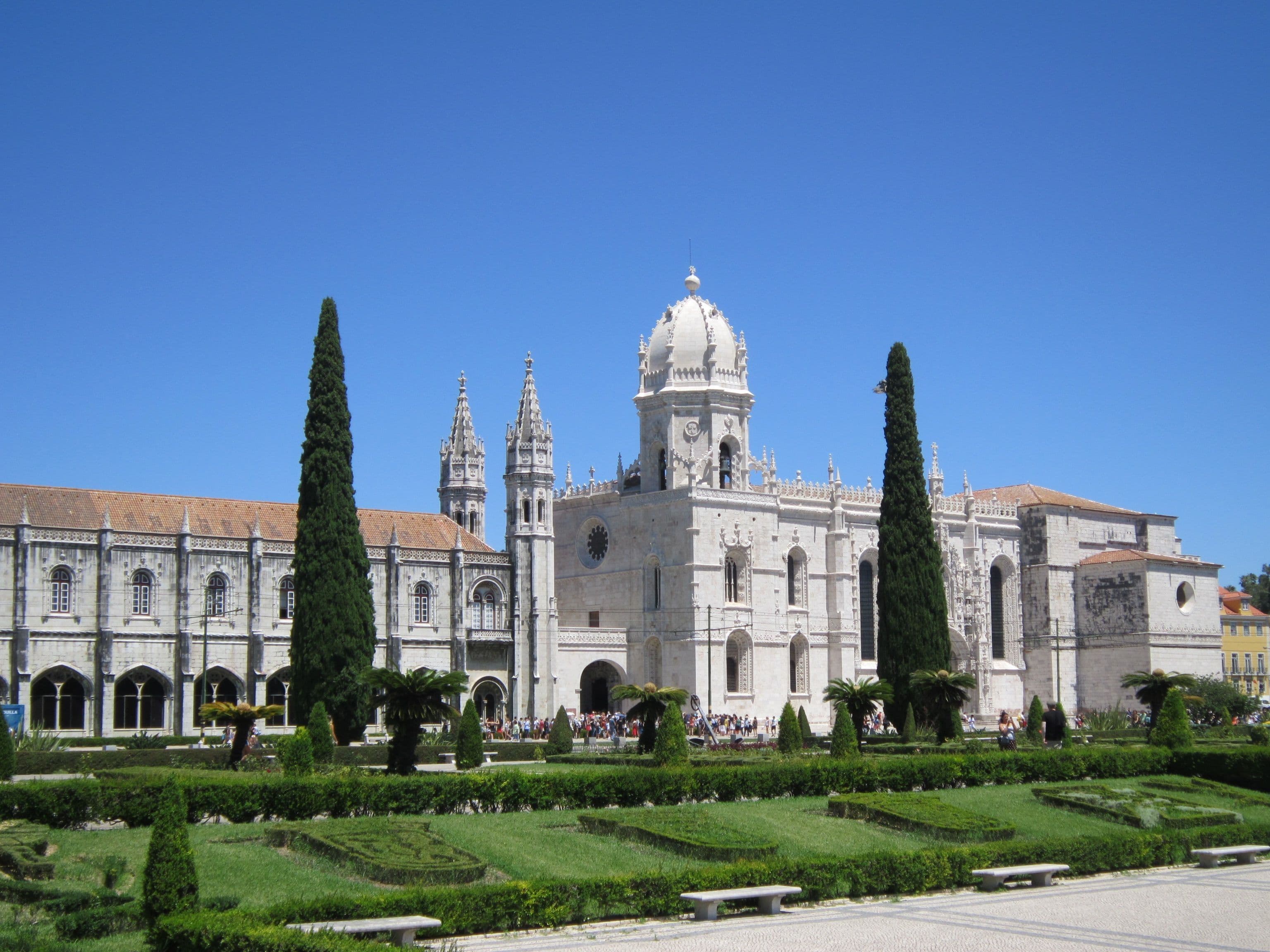 The Jeronimos Monastery in Belem, Lisbon, Portugal