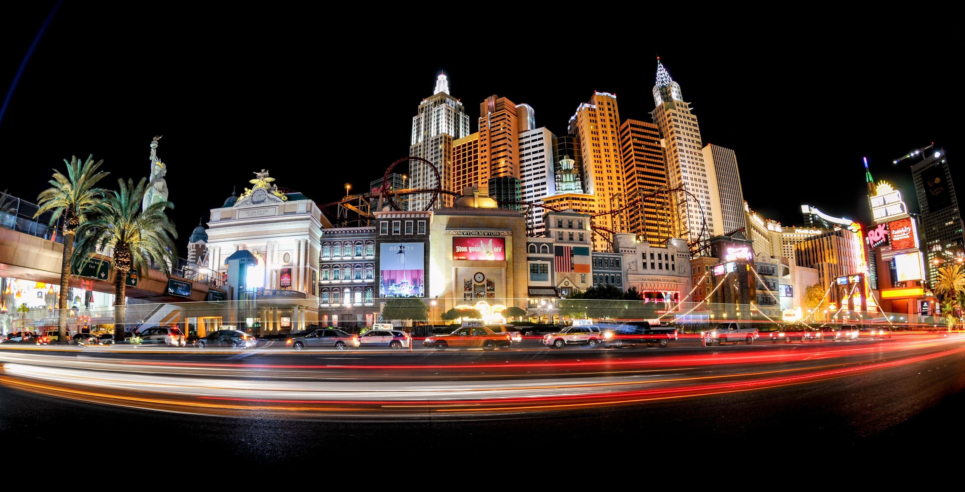 The Las Vegas Strip at night