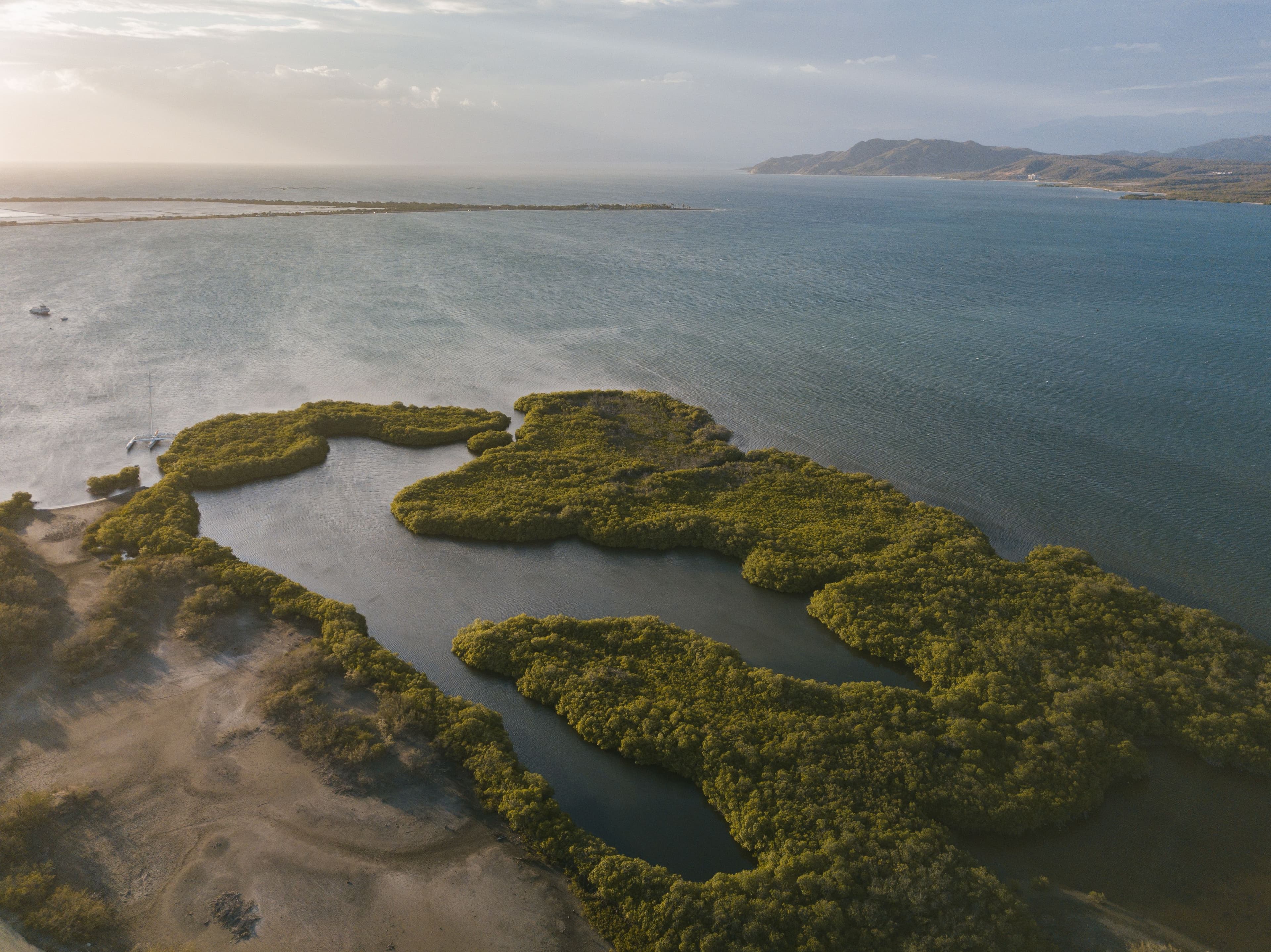 A Ring of Coral Around Almost the Whole Island