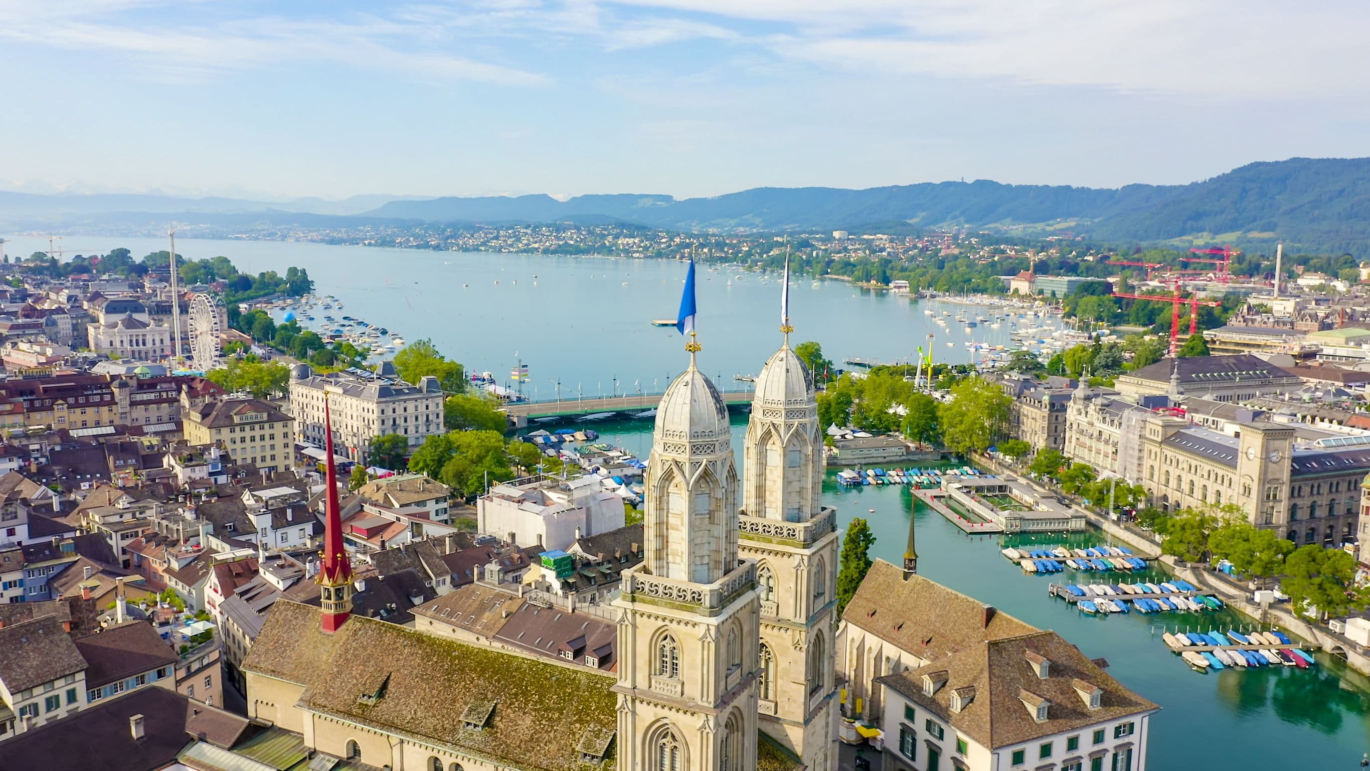 Zurich, the Rhine and Lake Geneva