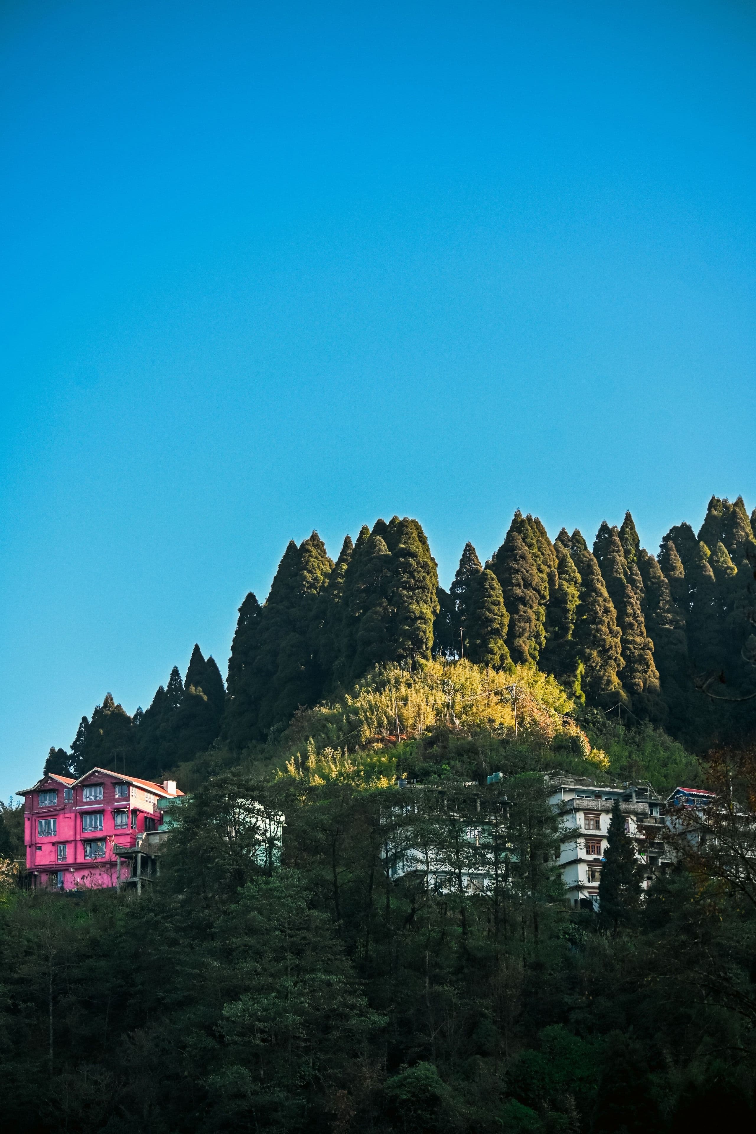 A Himalayan hill town on the road up to Gangtok