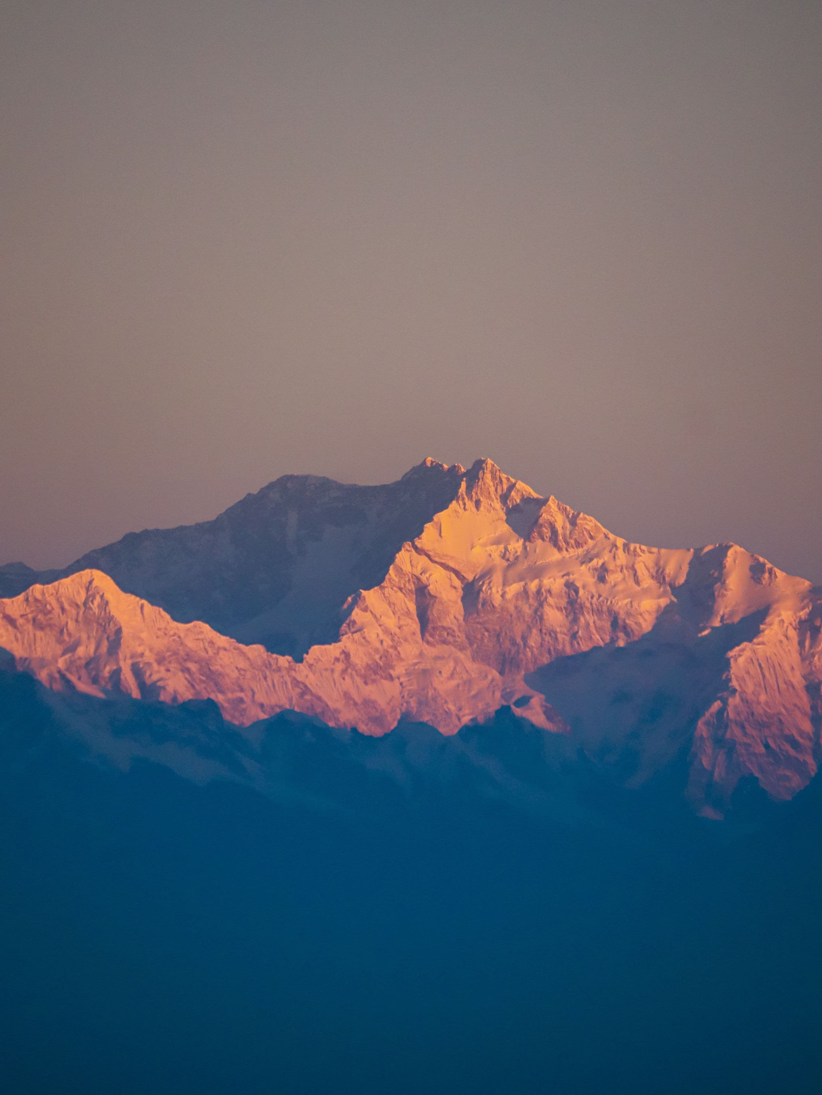 Sunrise on Kanchenjunga from Tiger Hill, Darjeeling