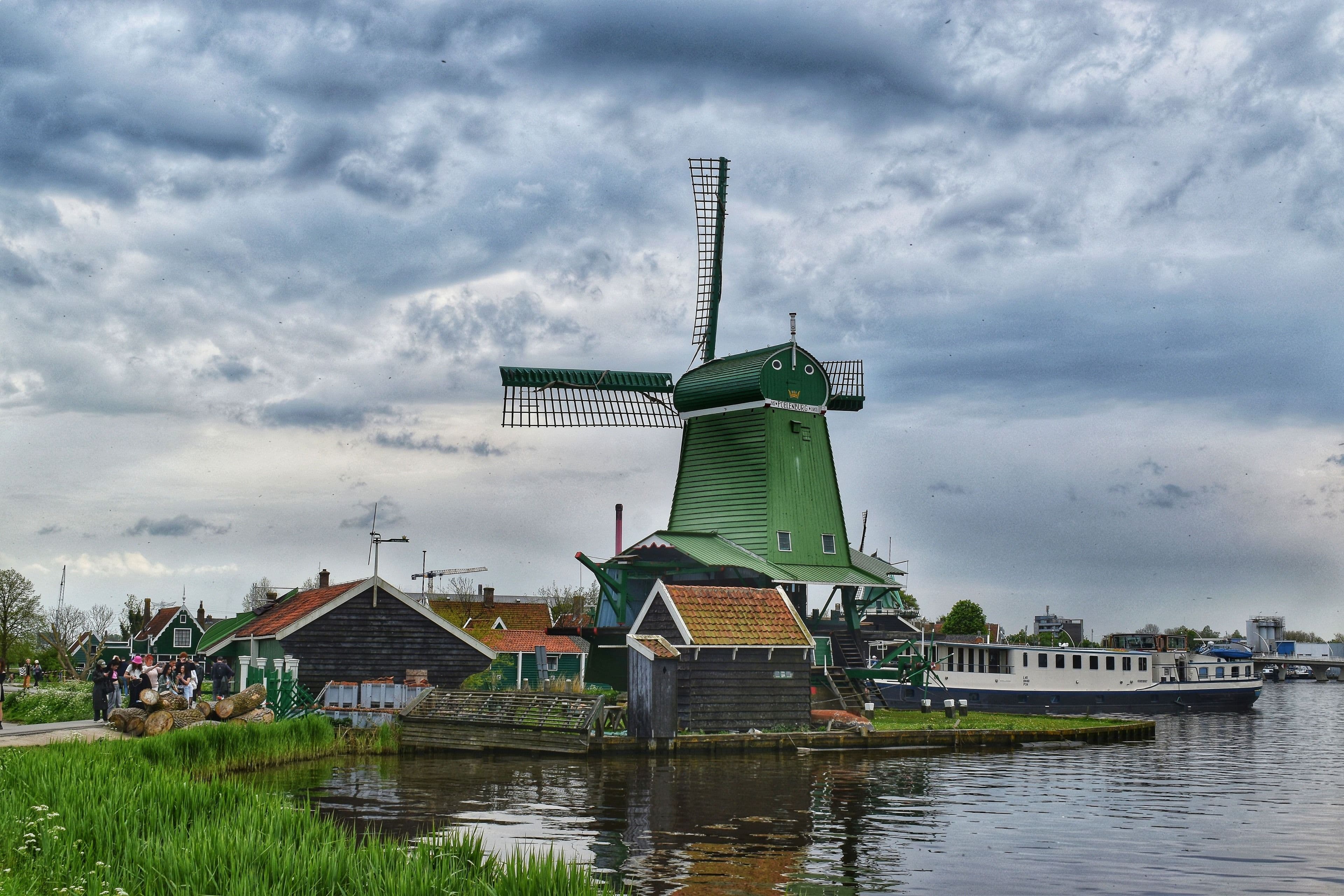 Windmills at Zaanse Schans, Holland