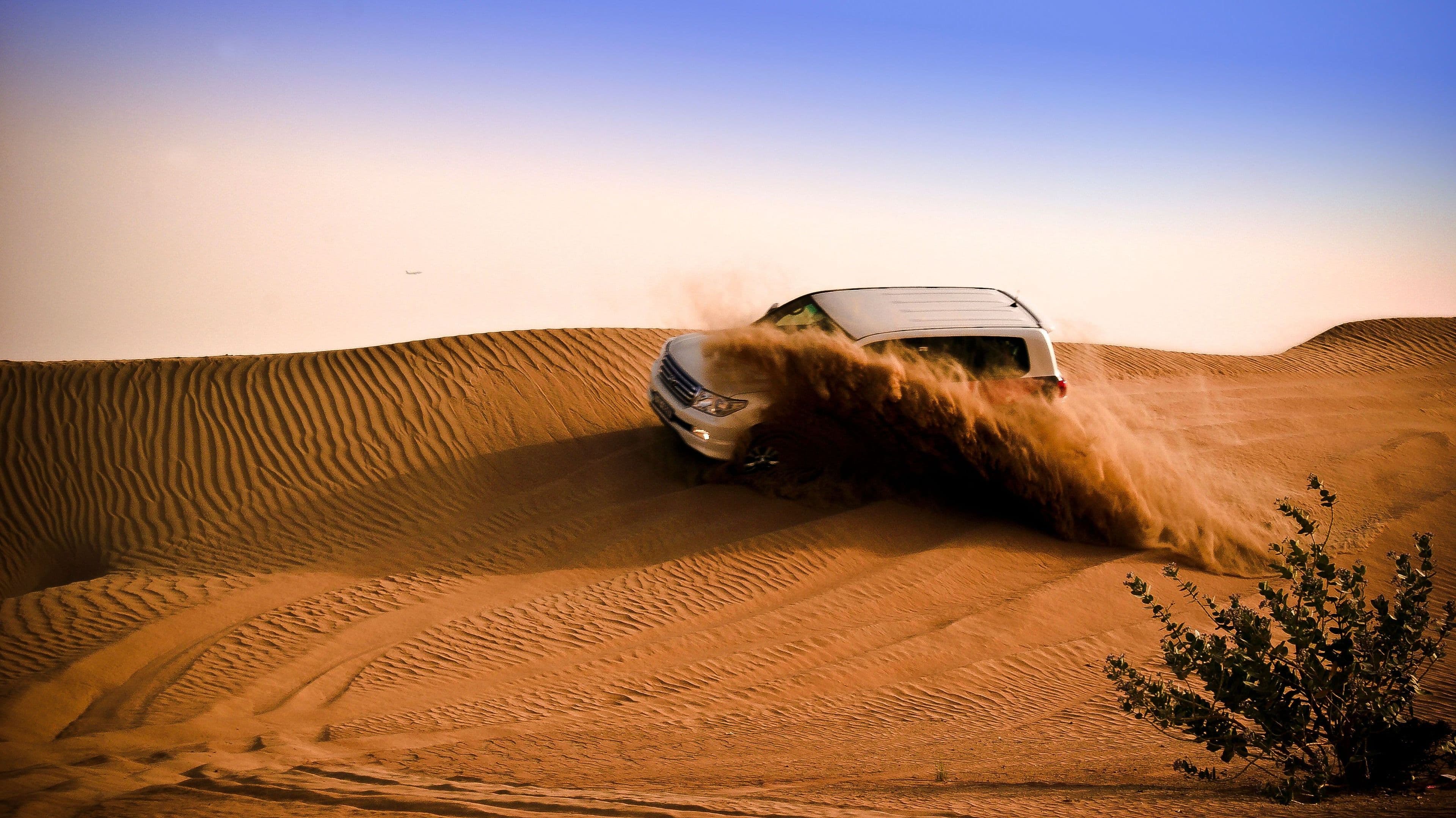 A 4x4 dune-bashing on the Dubai desert safari