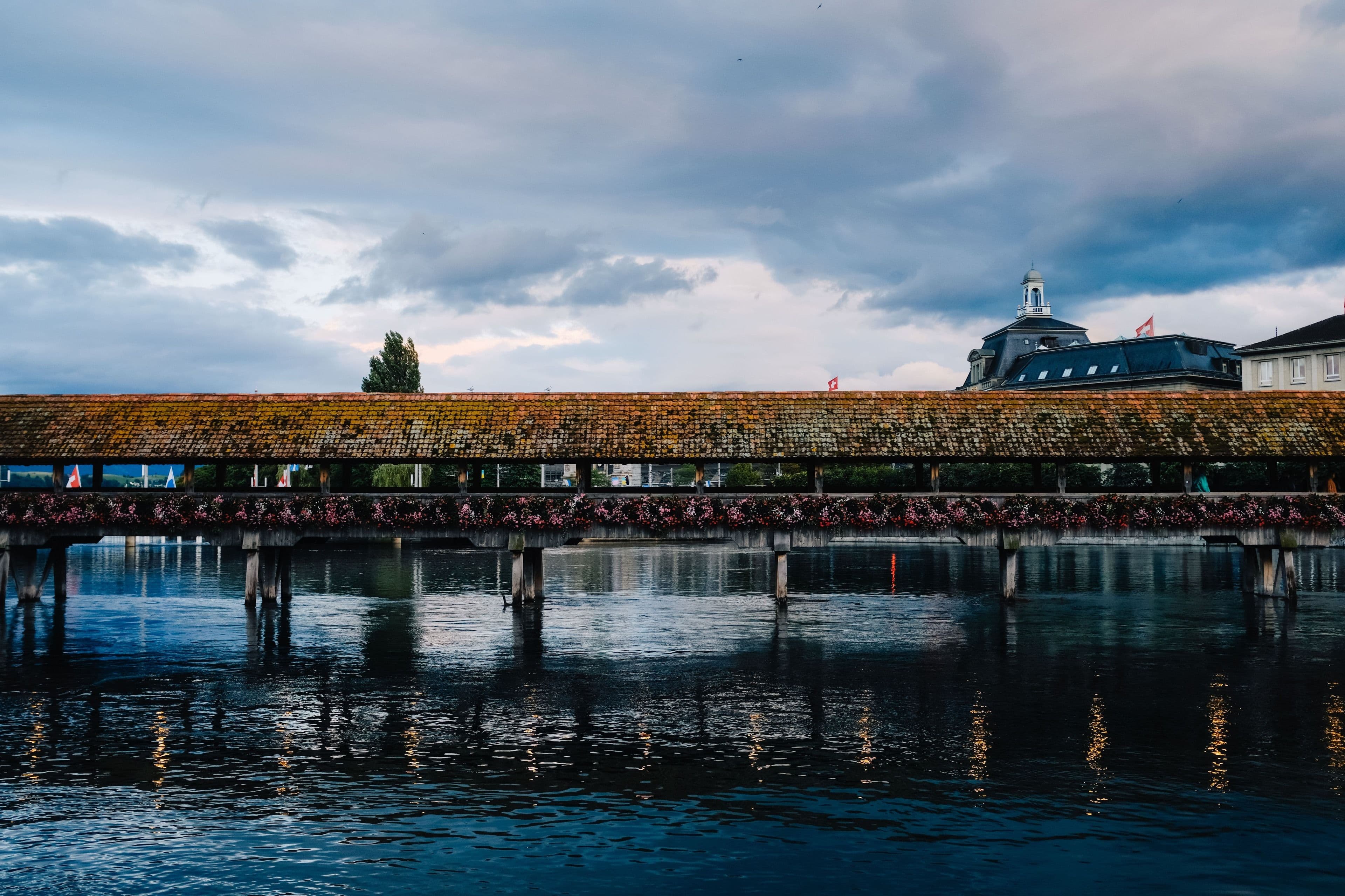 The Chapel Bridge over the Reuss, Lucerne