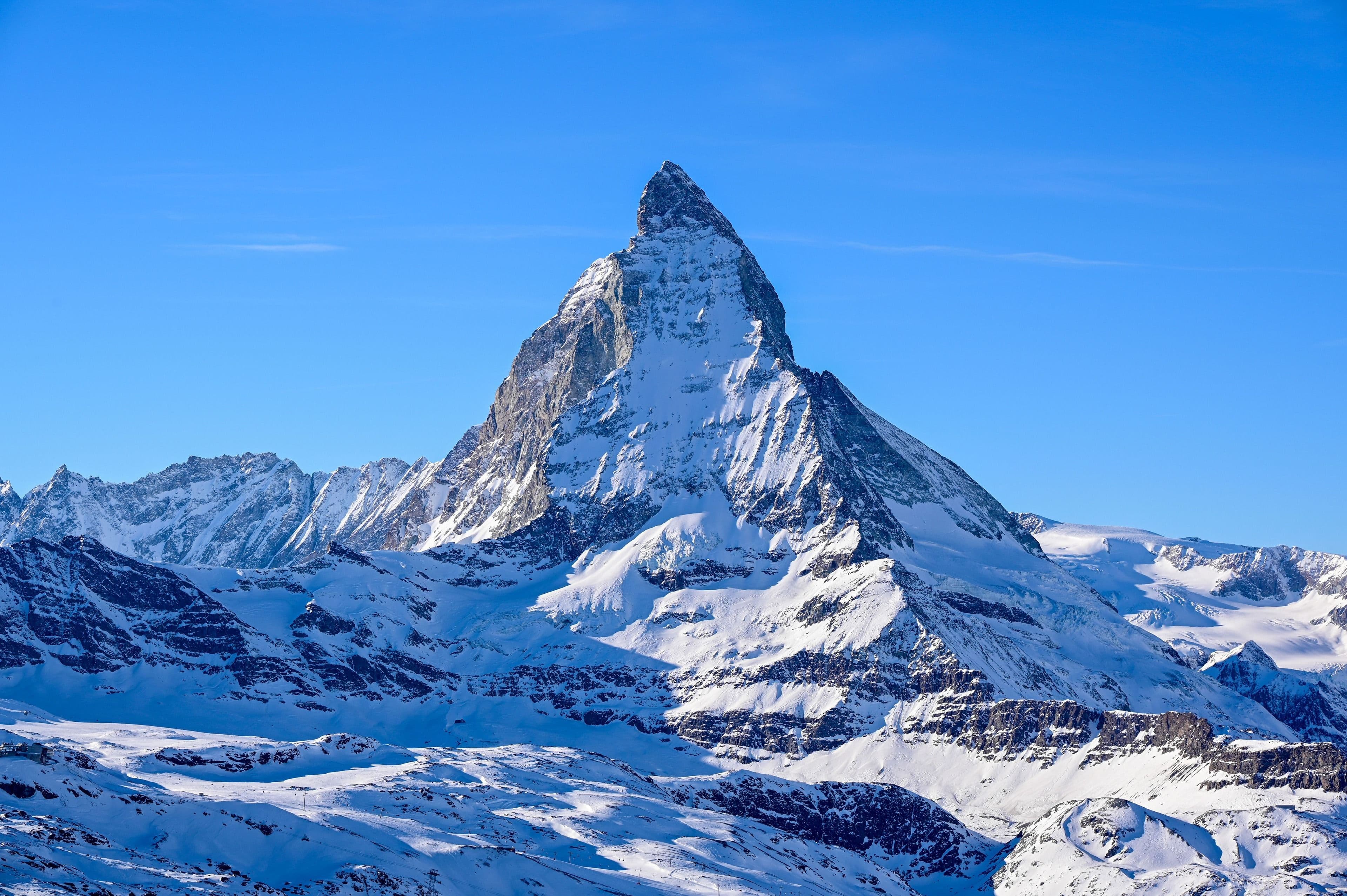 The Matterhorn in the Swiss Alps