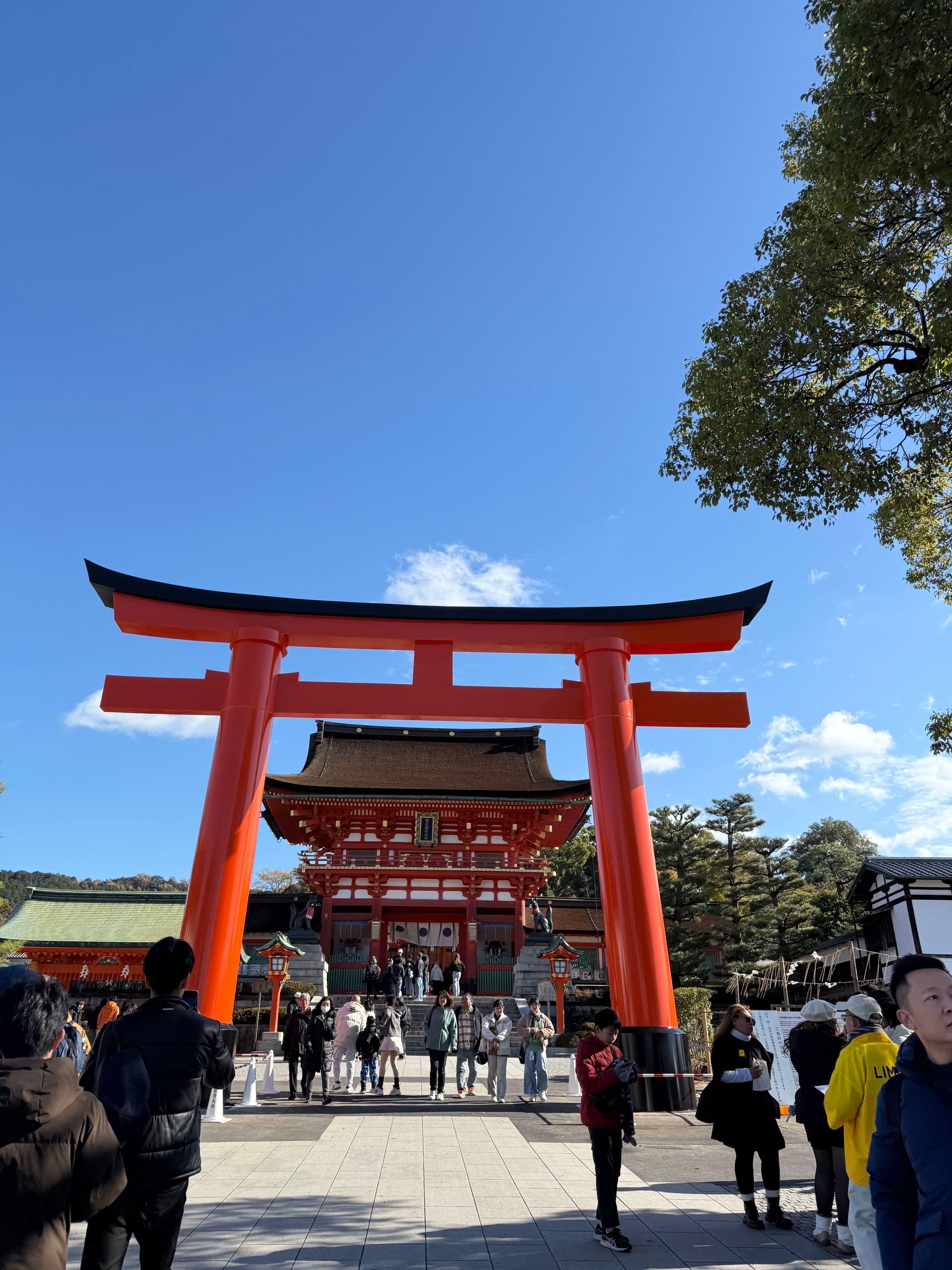 Torii gate at Fushimi Inari Taisha, Kyoto