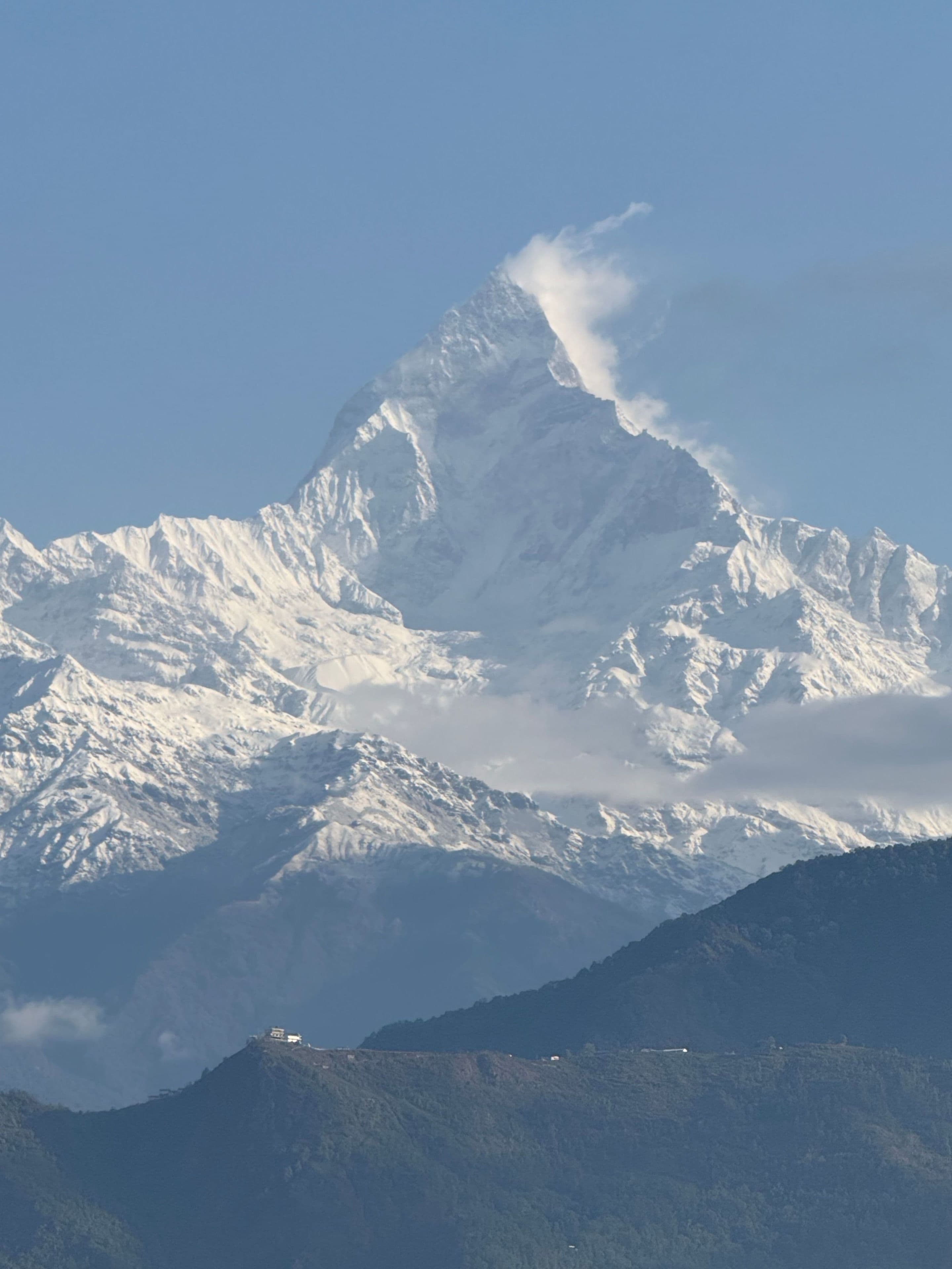 Machapuchare (Fishtail) in the Annapurna range
