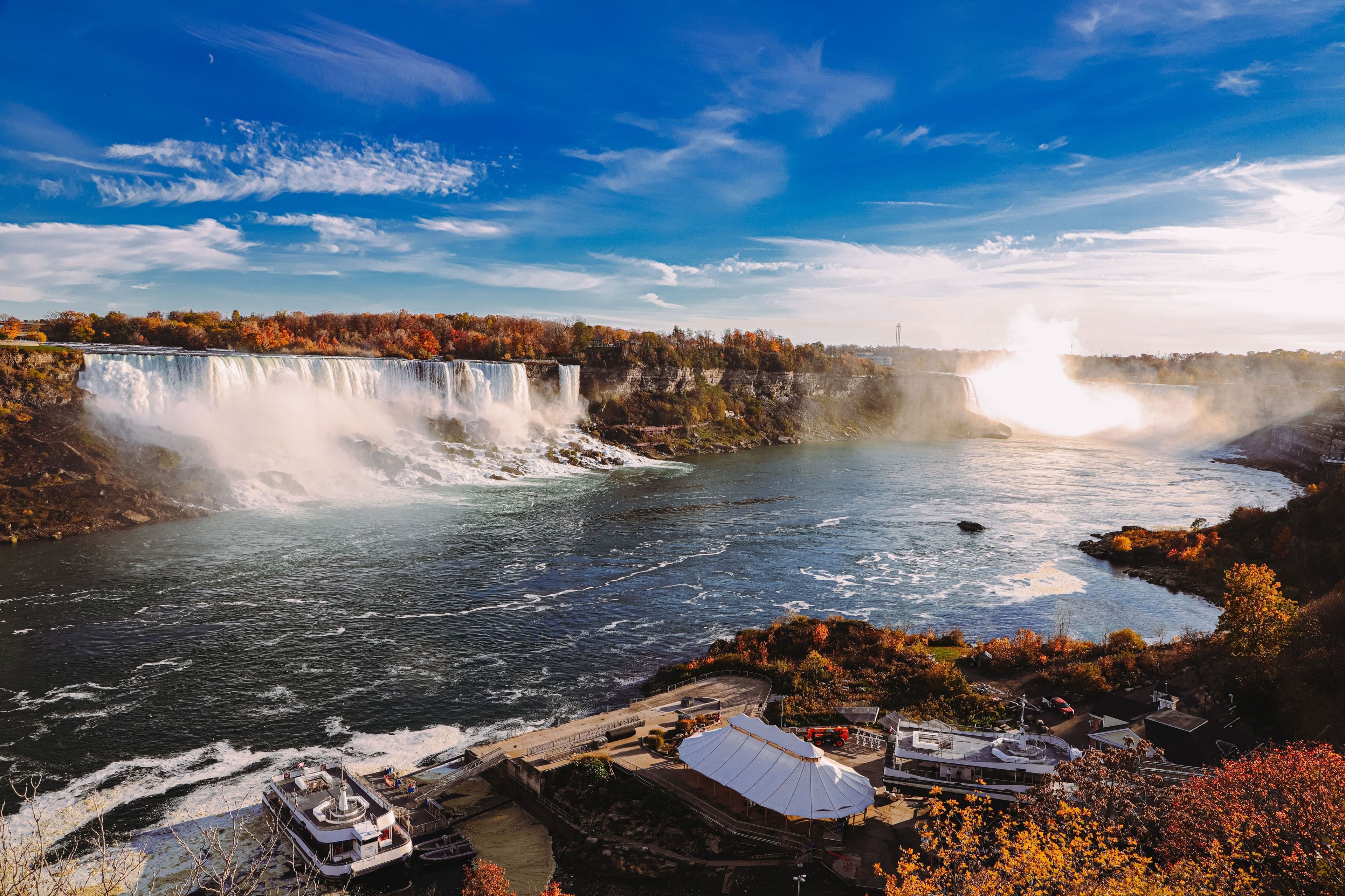 Niagara Falls and the Maid of the Mist