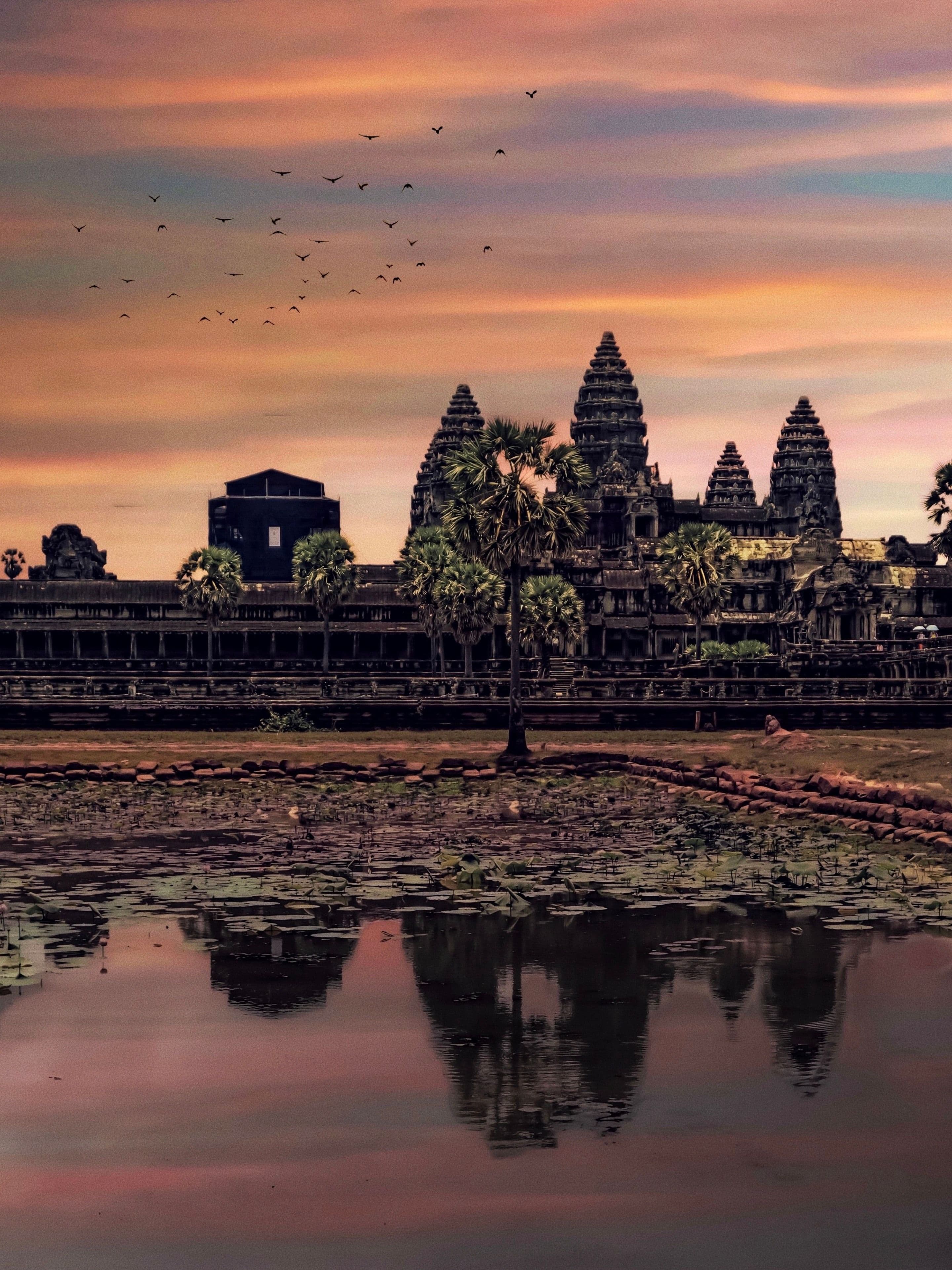 Angkor Wat at dusk, Cambodia