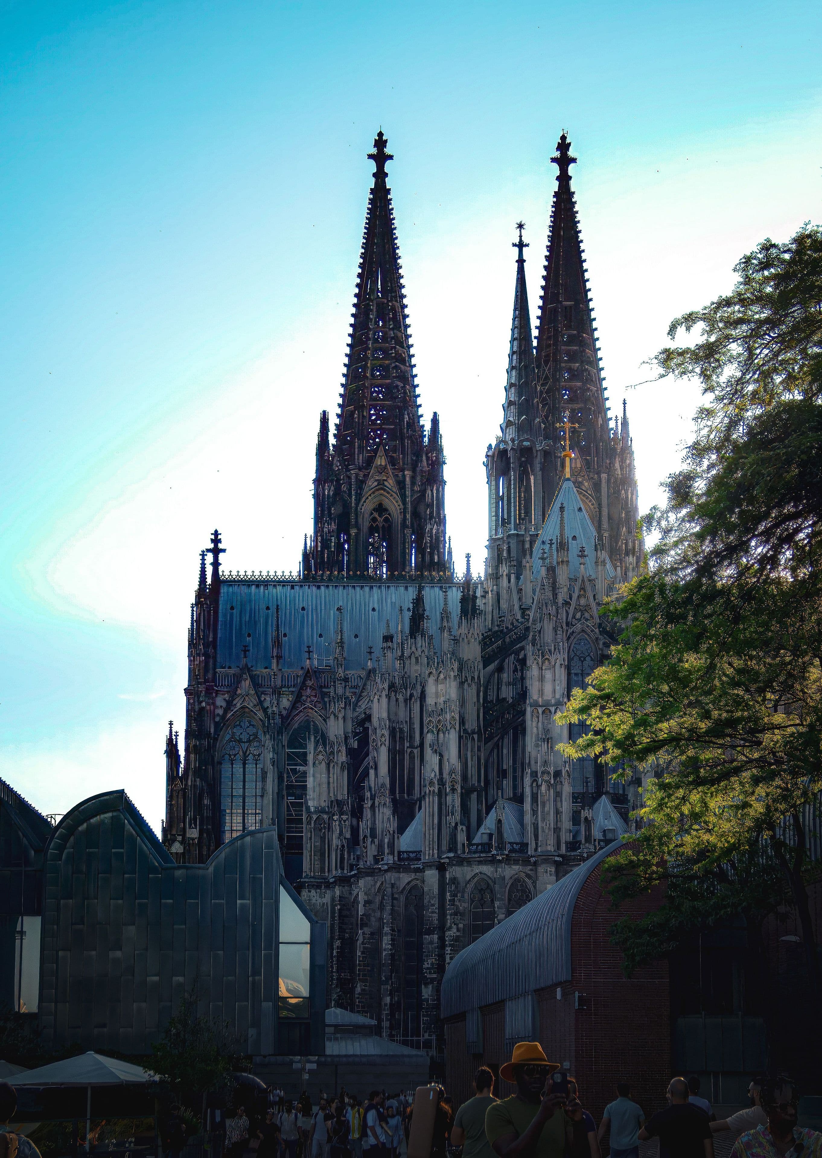 The Gothic spires of Cologne Cathedral, Germany