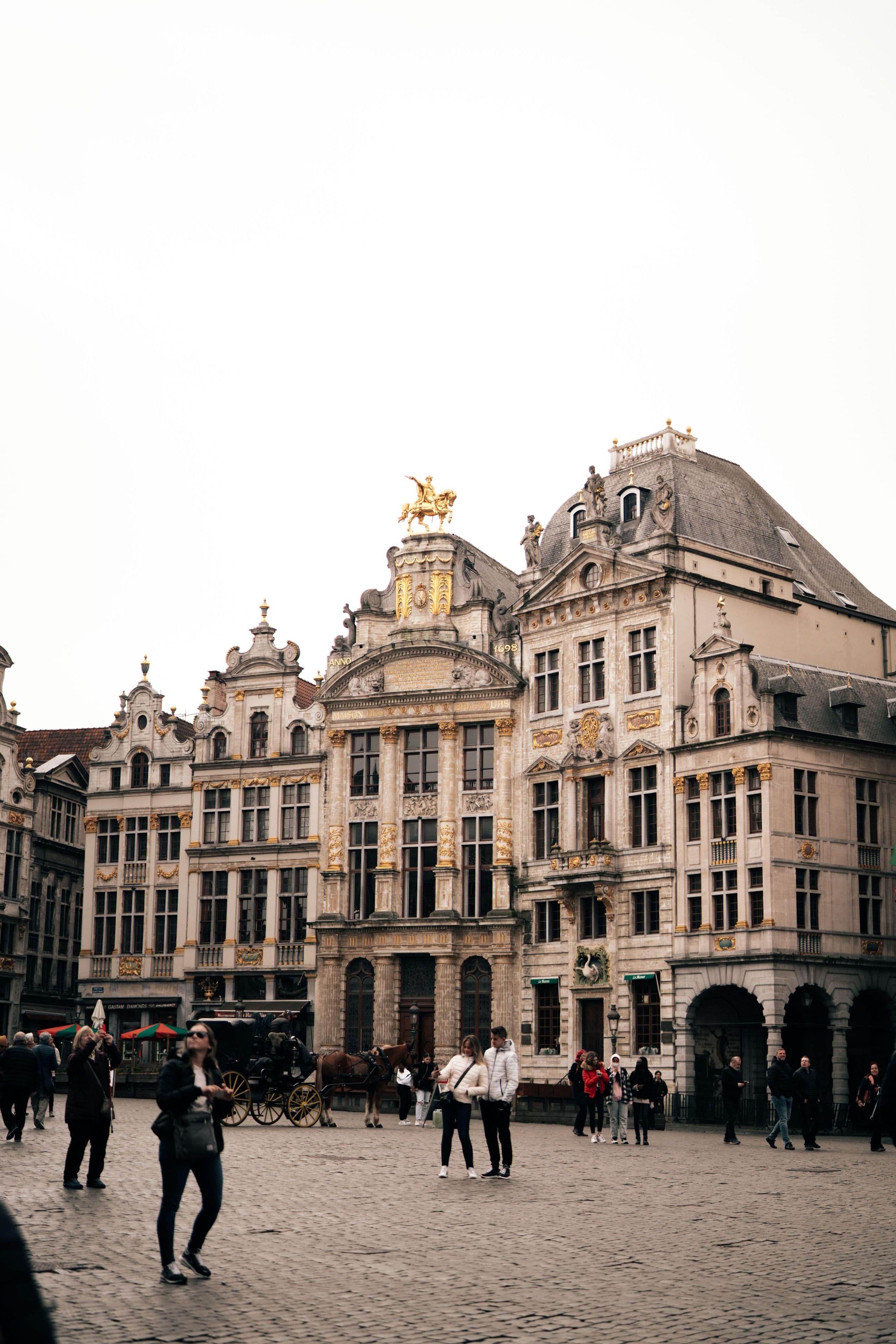 The Grand Place guildhalls, Brussels